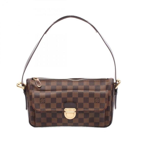 LOUIS VUITTON Brown Damier Leather Shoulder Bag - Picture 1 of 8